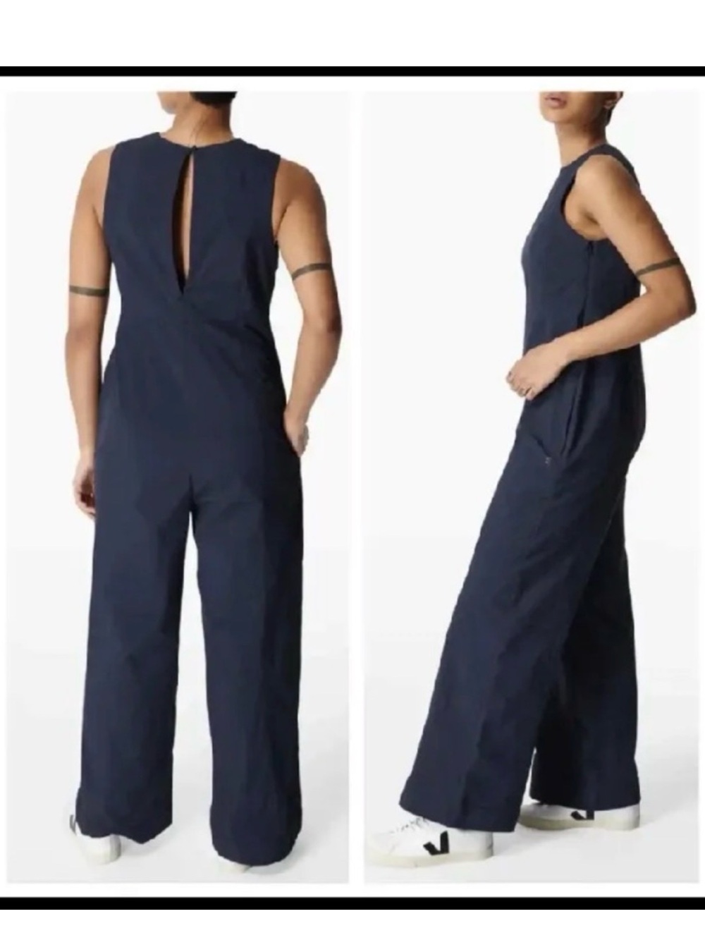 Sweaty Betty Air Flow Jumpsuit Nylon Jumpsuit in Blue Size XS NWT